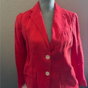 Ralph Lauren Bold Red Blazer